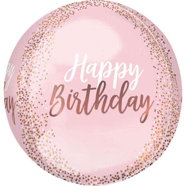 Orbz Rose Gold Blush Birthday